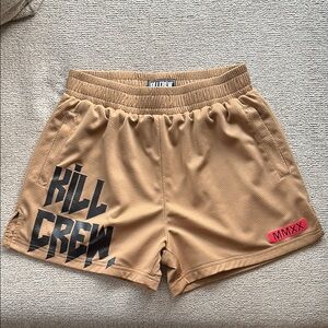 Kill Crew Tan Athletic Shorts